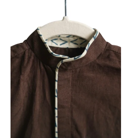 Brown Dishdasha and Vest