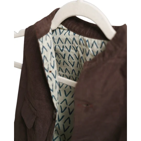 Brown Dishdasha and Vest