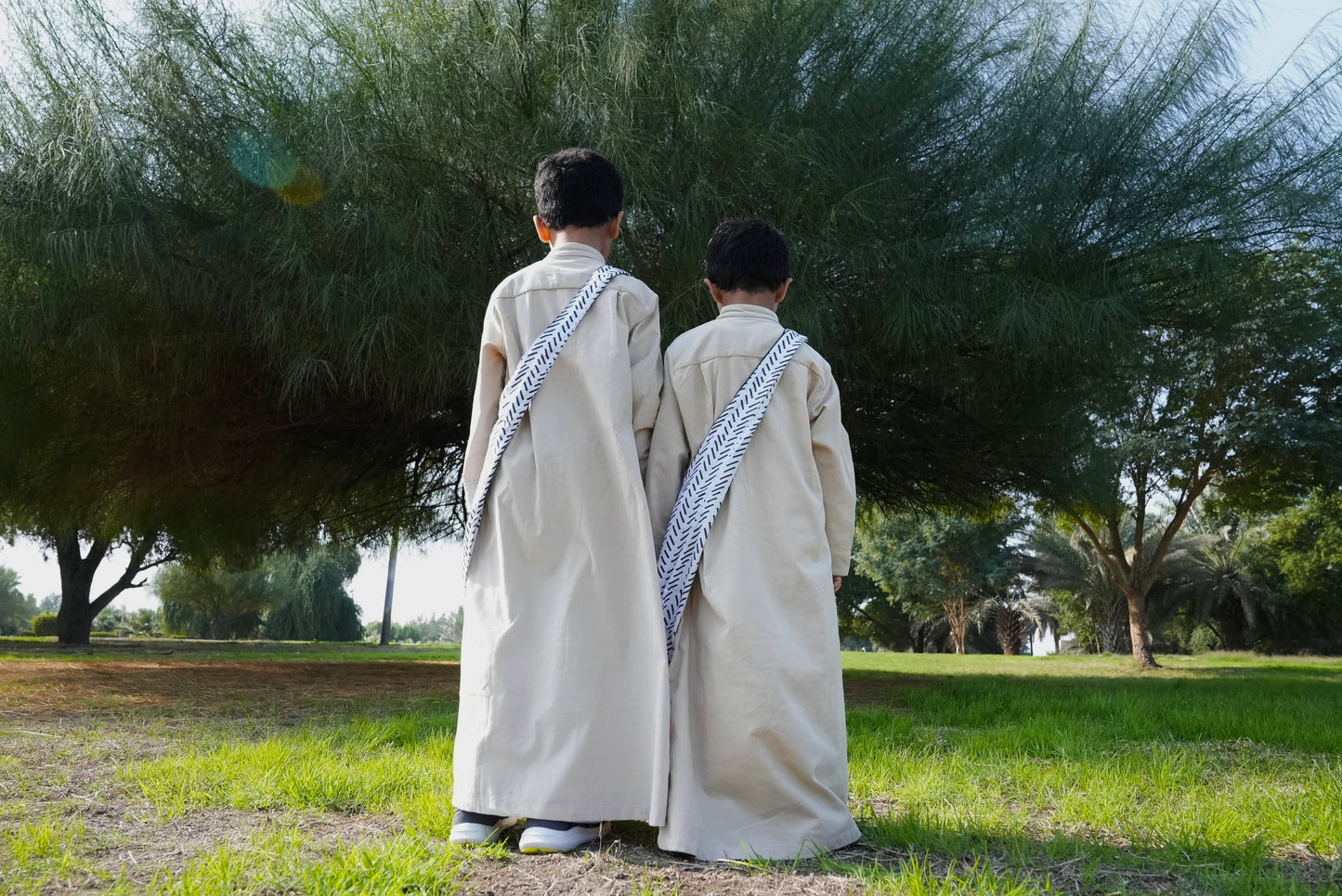 Beige Corduroy Dishdasha