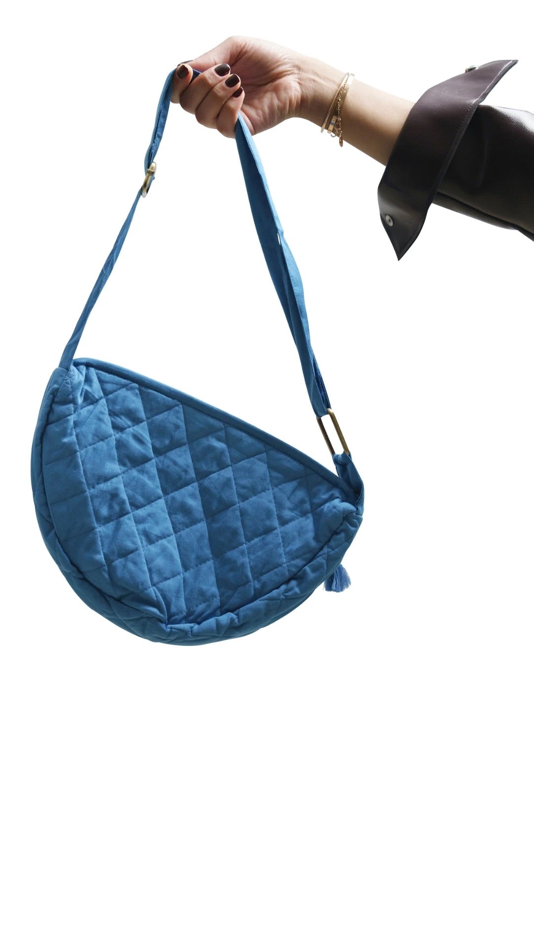 Blue Gergean Cross Bag
