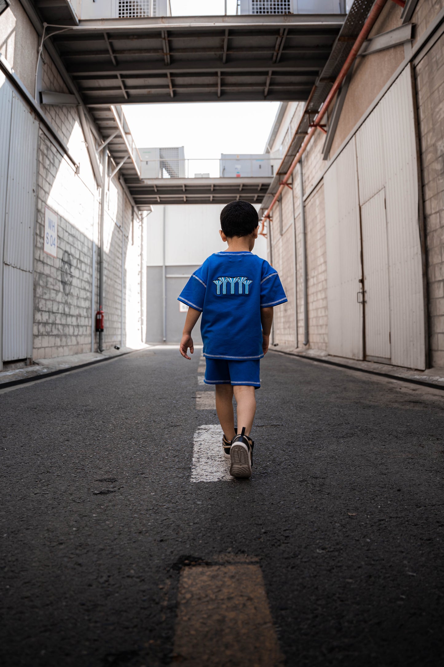 Abraaj Blue Short Sleeve Set