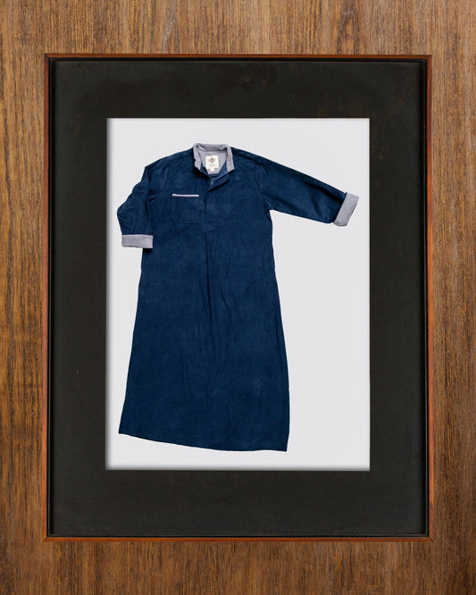 Navy Corduroy Dishdasha
