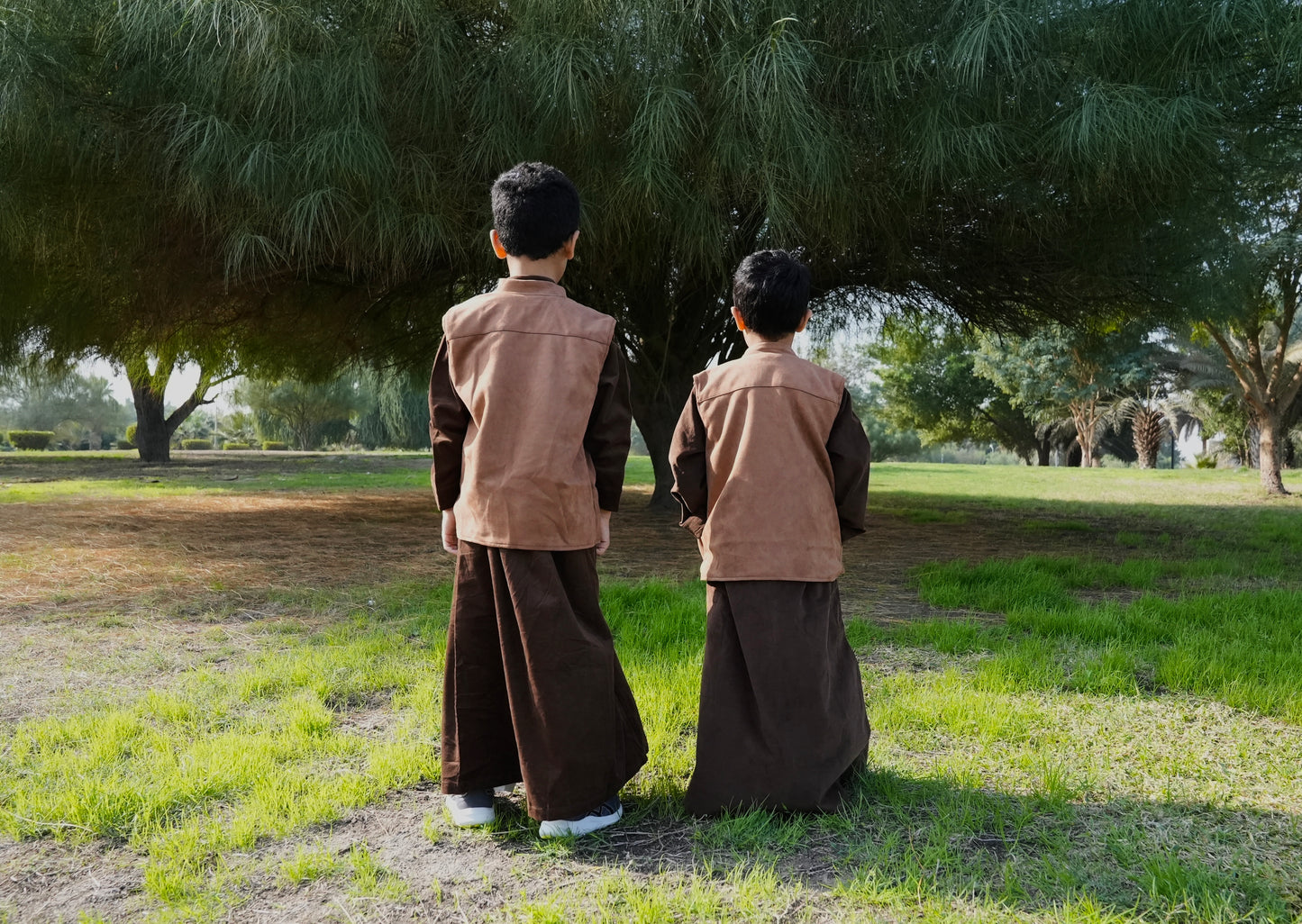 Dark Brown Dishdasha Set