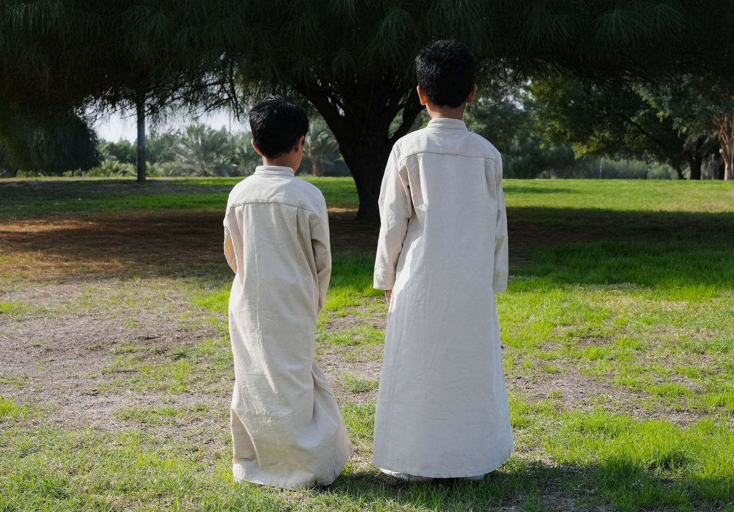 Beige Corduroy Dishdasha