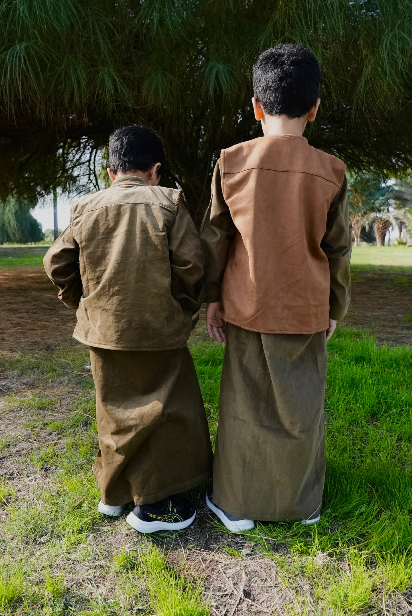 Olive Green Dishdasha Set