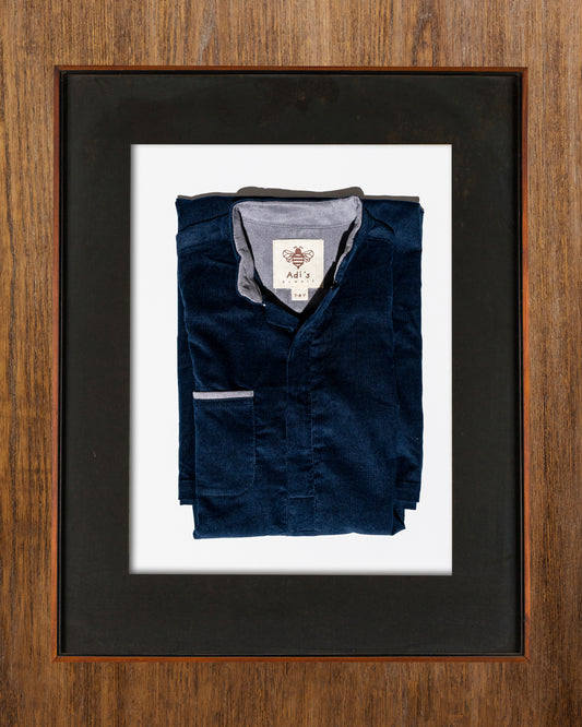 Navy Corduroy Dishdasha
