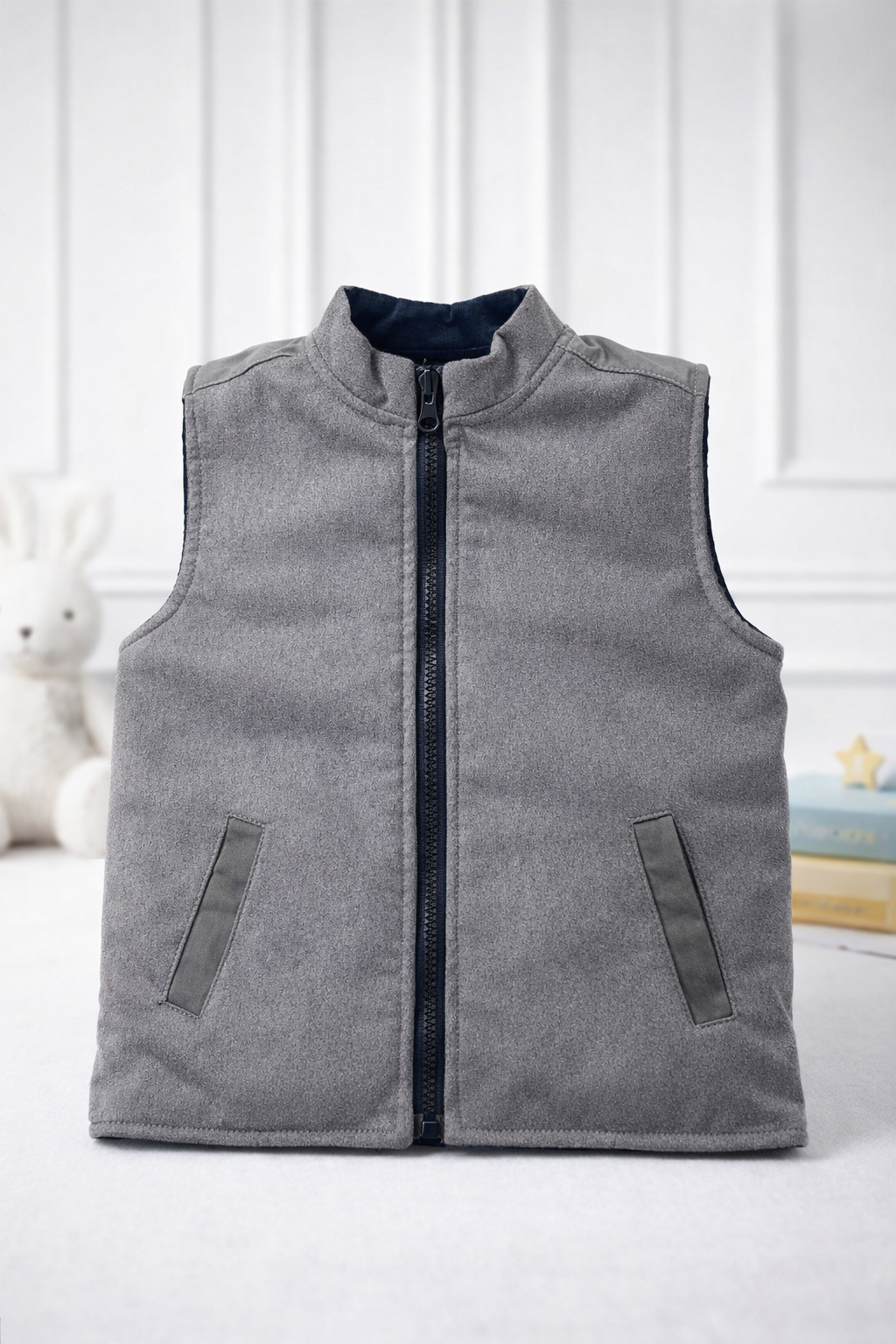 Navy Corduroy Dishdasha Only