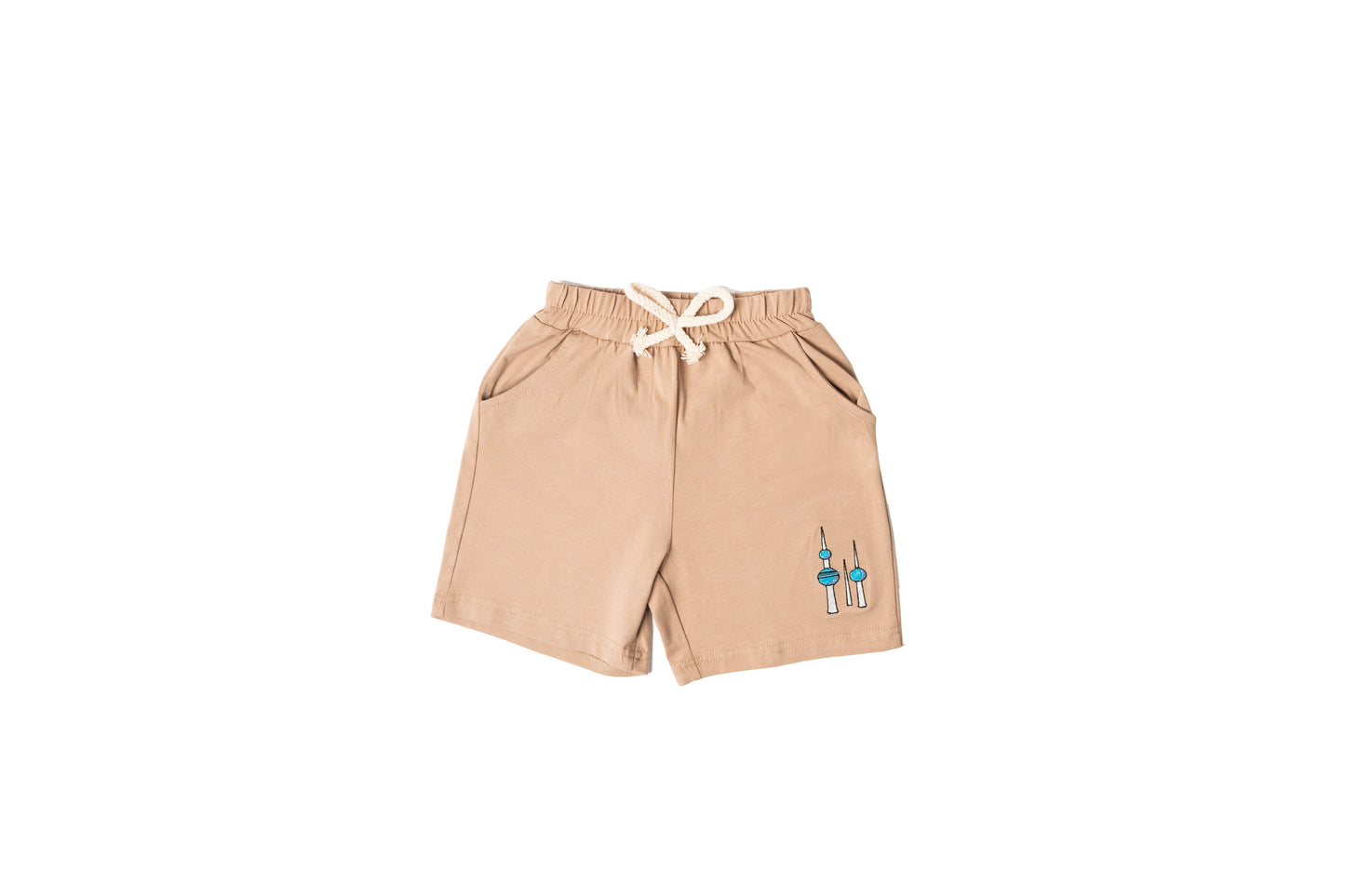 Alboom Beige Short Sleeve Set