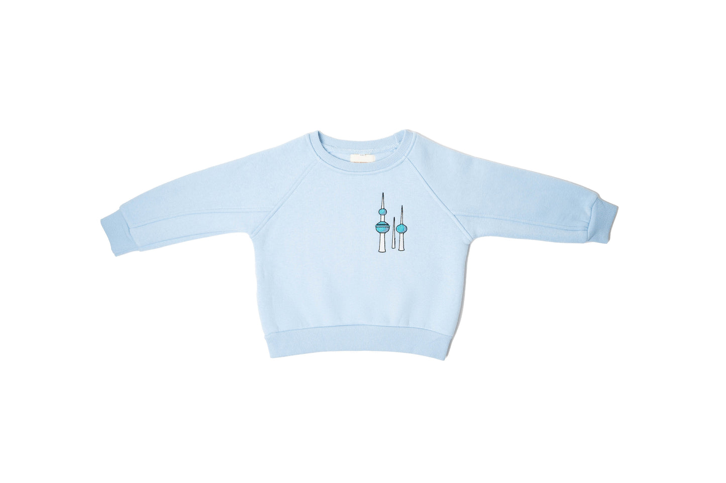 Abraaj Baby Blue Sweater Set