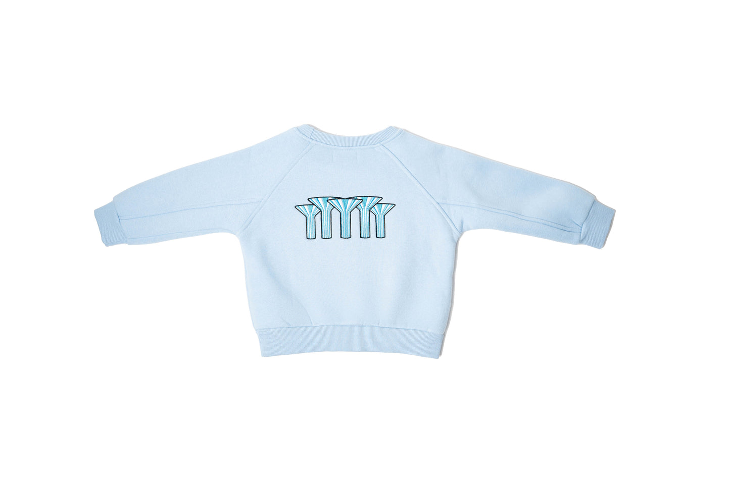 Abraaj Baby Blue Sweater Set