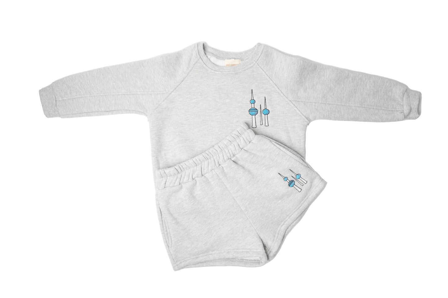 Kuwait Skyline Grey Sweater Set