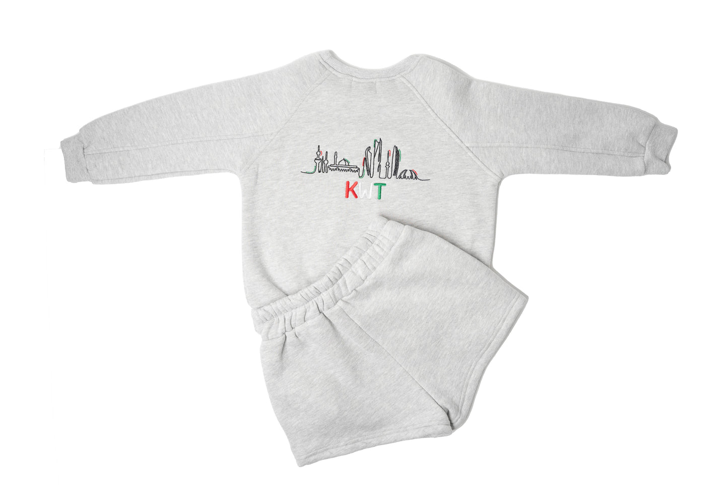 Kuwait Skyline Grey Sweater Set